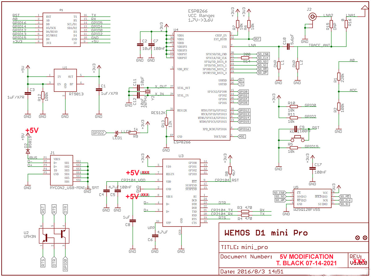 Revised schematic