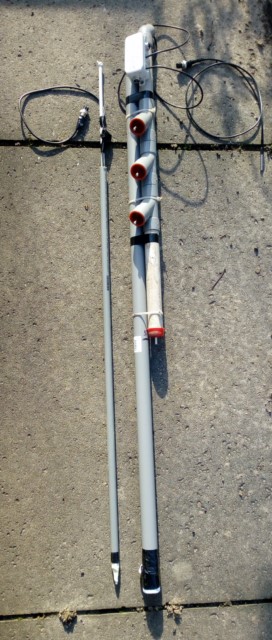 Left-to-right: 1m-probe 1m-Pipe2 50cm-Pipe1<br />plus cables